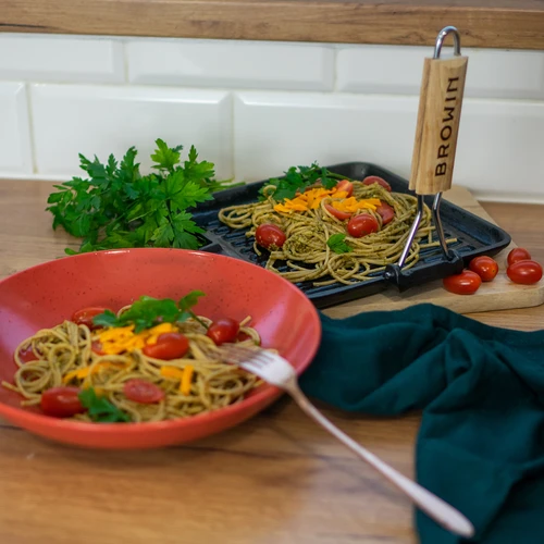 Μαντεμένιο τετράγωνο τηγάνι, 22 cm - 6