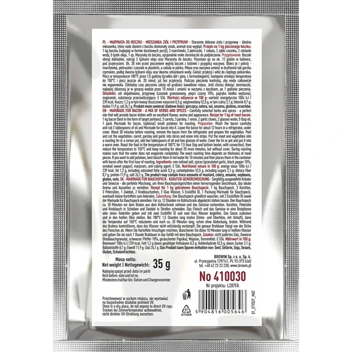 Μαρινάδα για πανσέτα - μείγμα βοτάνων και μπαχαρικών, 35 g - 2