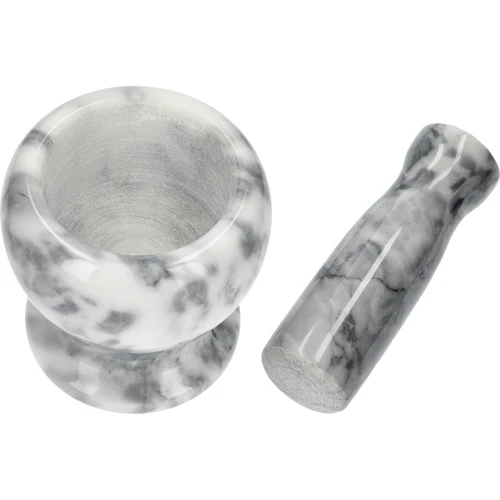 Μαρμάρινο γουδί κουζίνας, γκρι, Ø 10,5 cm - 6