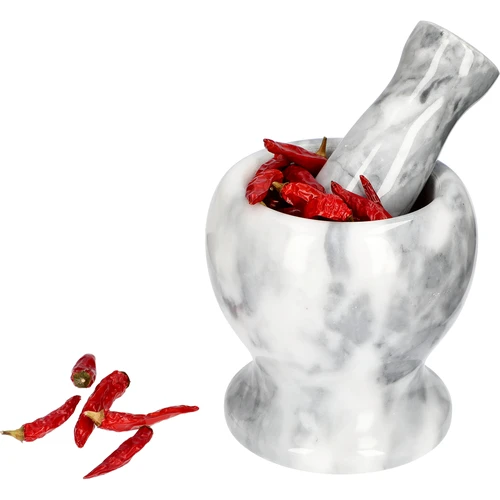 Μαρμάρινο γουδί κουζίνας, γκρι, Ø 10,5 cm - 8