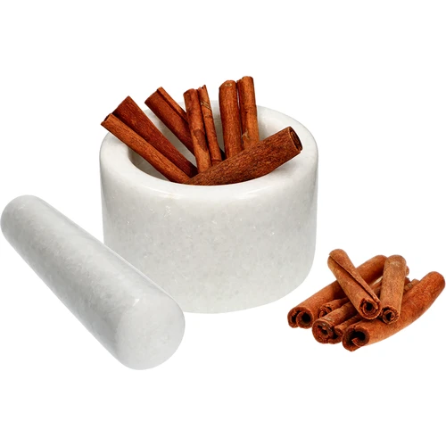 Μαρμάρινο γουδί κουζίνας, λευκό, Φ 10 cm - 8