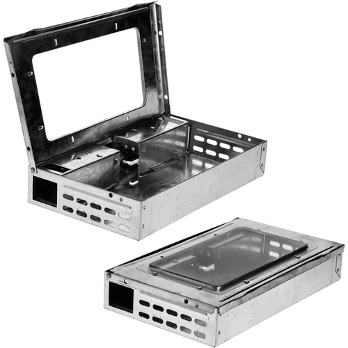 Μεταλλική παγίδα για ποντίκια - ζωντανή παγίδα - 4