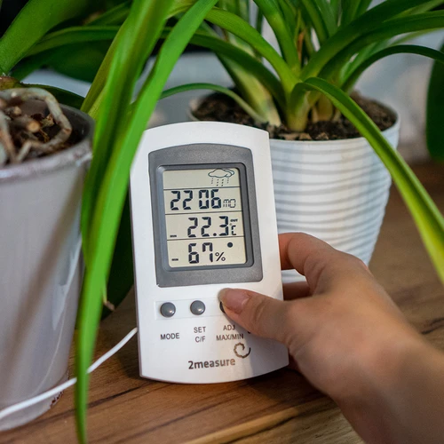 Μετεωρολογικός σταθμός – ηλεκτρονικός, με αισθητήρα, λευκός - 8