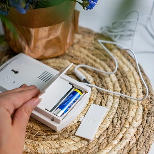 Μετεωρολογικός σταθμός – ηλεκτρονικός, με αισθητήρα, λευκός - 12