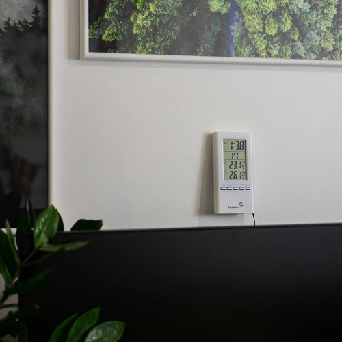 Μετεωρολογικός σταθμός – ηλεκτρονικός, με αισθητήρα, λευκός - 7