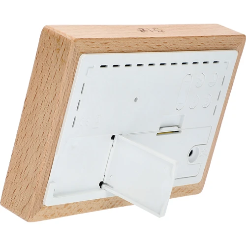 Μετεωρολογικός σταθμός (RCC,DCF) - ηλεκτρονικός, ασύρματος, με οπίσθιο φωτισμό, με αισθητήρα, λευκός - 5