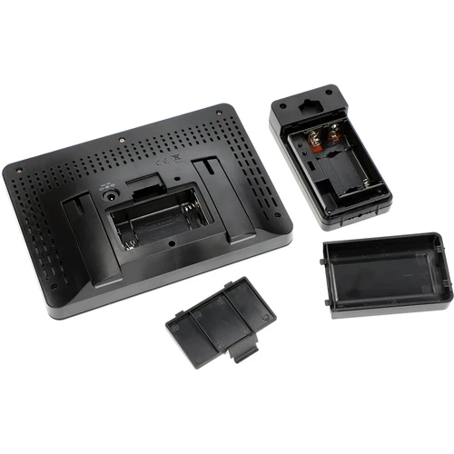 Μετεωρολογικός σταθμός RCC, DCF – ηλεκτρονικός, με οπίσθιο φωτισμό, ασύρματος, με αισθητήρα, μαύρος - 9