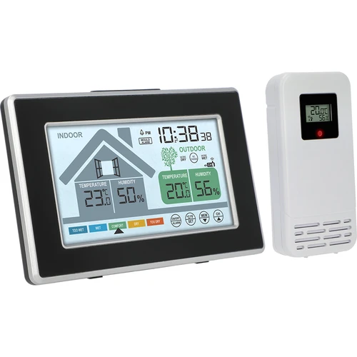 Μετεωρολογικός σταθμός Soens – ηλεκτρονικός, με ασύρματο εξωτερικό αισθητήρα - 2