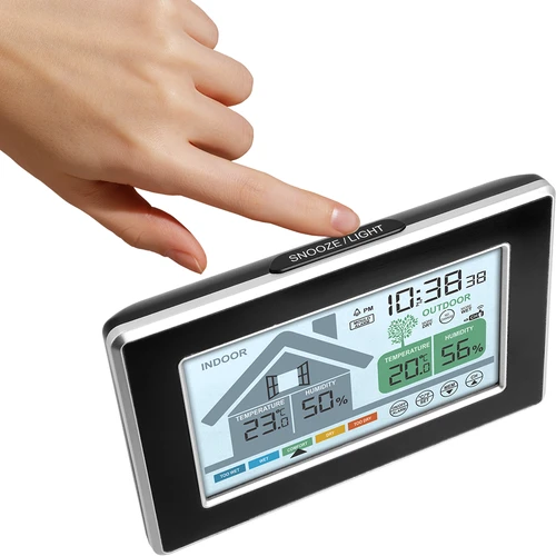 Μετεωρολογικός σταθμός Soens – ηλεκτρονικός, με ασύρματο εξωτερικό αισθητήρα - 3