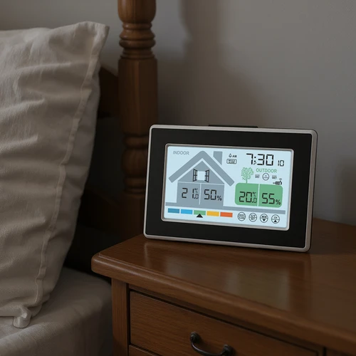 Μετεωρολογικός σταθμός Soens – ηλεκτρονικός, με ασύρματο εξωτερικό αισθητήρα - 7