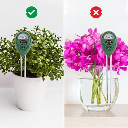 Μετρητής εδάφους 2 σε 1 - pH, υγρασία - 8