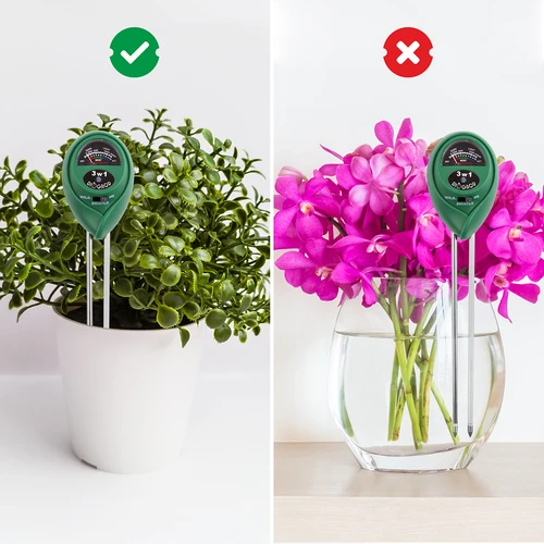 Μετρητής εδάφους 3 σε 1 - pH, υγρασία, ηλιοφάνεια - 10