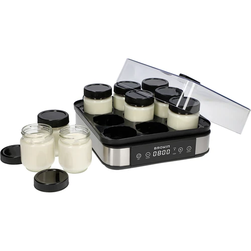 Μηχανή παρασκευής γιαουρτιού με θερμοστάτη, 9 βαζάκια, 1,6 L - 4