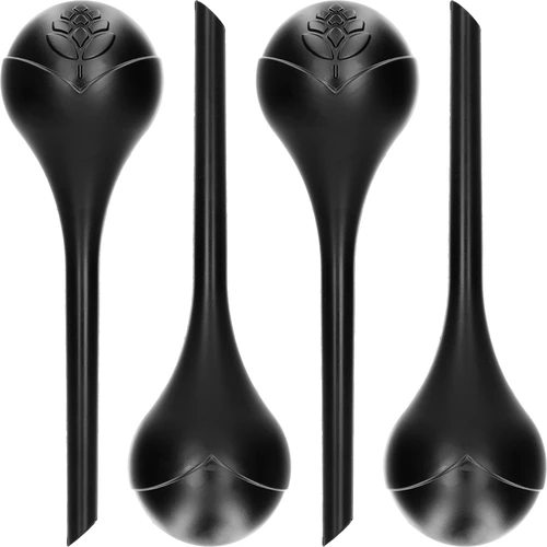 Μπάλες ποτίσματος για φυτά, μαύρες ματ, 400 ml, 4 τεμ.