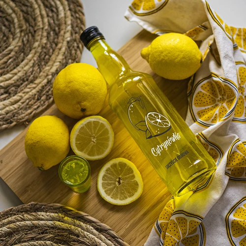 Μπουκάλι 500 ml με βιδωτό πώμα, με εκτύπωση «Cytrynówka», 1 τεμ. - 6