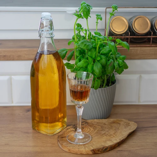 Μπουκάλι 1 λίτρου με αεροστεγές κλείσιμο - τετράγωνο - 3