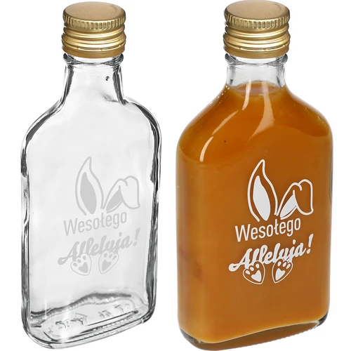 Μπουκάλι 200 ml με βιδωτό καπάκι, εκτύπωση ΑΥΤΙΑ ΚΟΥΝΕΛΙΟΥ 6 τεμ. - 4