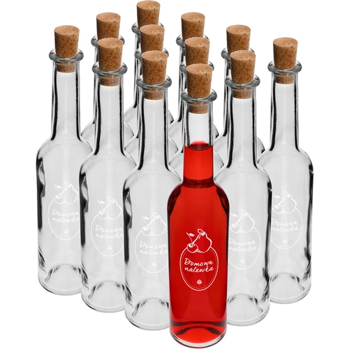 Μπουκάλι 350 ml με φελλό, εκτύπωση «Σπιτικό Λικέρ» - 5