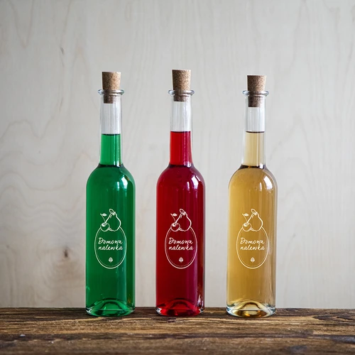 Μπουκάλι 350 ml με φελλό, εκτύπωση «Σπιτικό Λικέρ» - 10