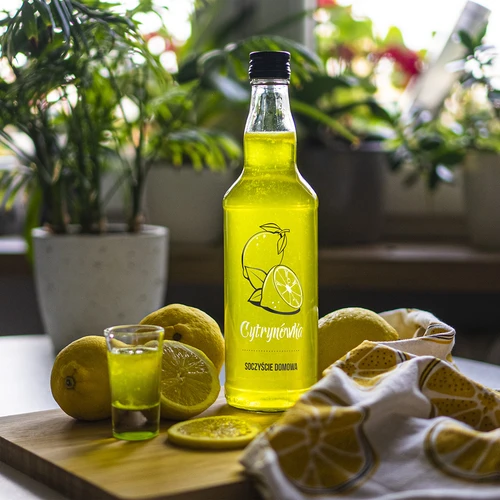 Μπουκάλι 500 ml με βιδωτό καπάκι και εκτύπωση "Cytrynówka" 4 τεμ - 7