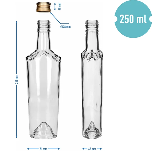 Μπουκάλι Everest 250 ml με βιδωτό πώμα fi28, 12 τεμ. - 7