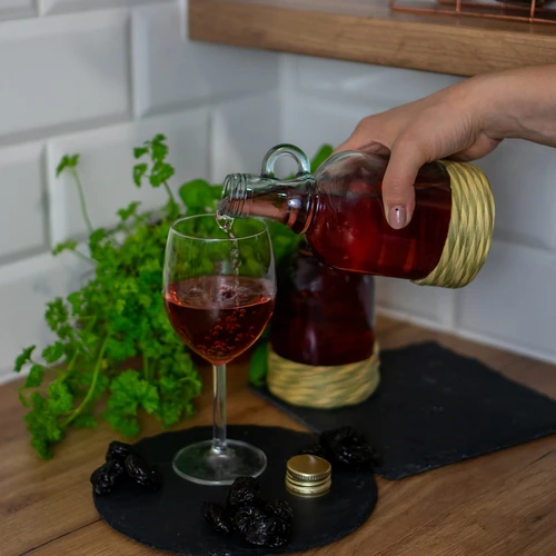 Μπουκάλι Gallone 500 ml με πλεκτό περίβλημα, με βιδωτό καπάκι - 5