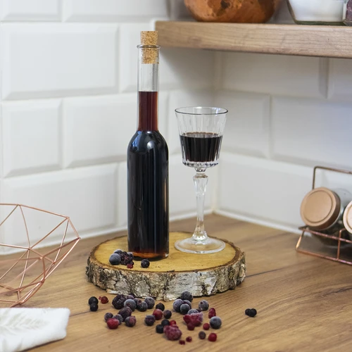 Μπουκάλι για λικέρ 200 ml 6 τεμ.+ 6 φελλοί 23/18 - 10