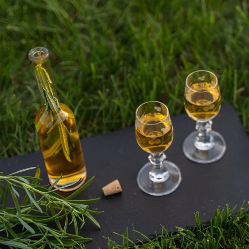 Μπουκάλι για λικέρ 200 ml 6 τεμ.+ 6 φελλοί 23/18 - 9