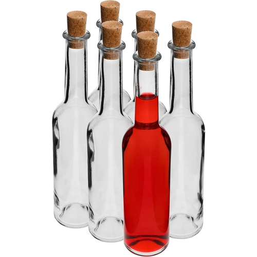 Μπουκάλι για λικέρ 350 ml 6 τεμ.+ 6 φελλούς - 2