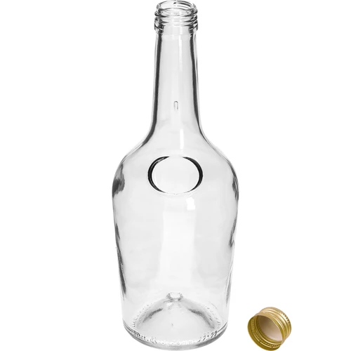 Μπουκάλι GLORIA 0,5 L, με χρυσό βιδωτό καπάκι Φ28, 1 τεμ. - 2