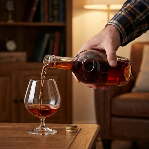 Μπουκάλι GLORIA 0,5 L, με χρυσό βιδωτό καπάκι Φ28, 1 τεμ. - 7