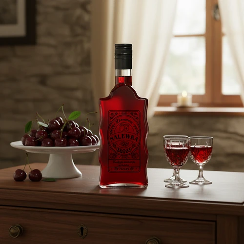 Μπουκάλι Klasztorna 500 ml με βιδωτό καπάκι, εκτύπωση «Nalewka», 1 τεμ. - 6