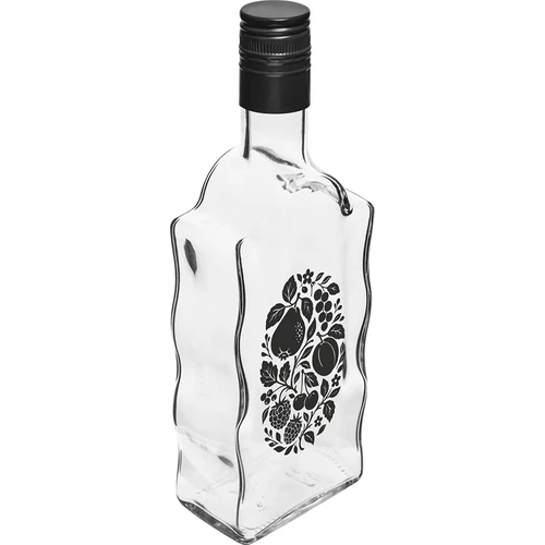 Μπουκάλι Klasztorna 500 ml με βιδωτό καπάκι και εκτύπωση «Φρούτα», σχέδιο 1