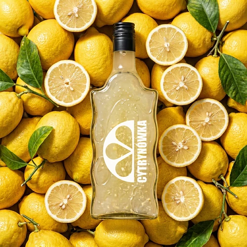 Μπουκάλι Klasztorna 500 ml με καπάκι και εκτύπωση «Cytrynówka», σχέδιο 2 - 6