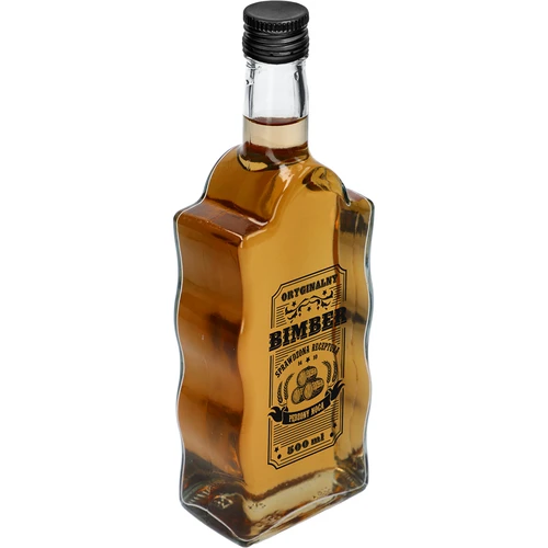 Μπουκάλι Klasztorna 500 ml με καπάκι, τύπωμα «Bimber», 1 τεμ. - 2