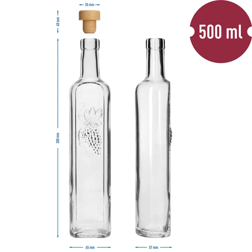 Μπουκάλι NieWINNA 500 ml με φελλό - 2