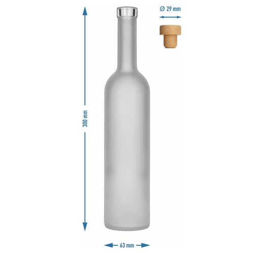 Μπουκάλι «Παγωμένο» 0,5 L με φελλό, 1 τεμ. - 5