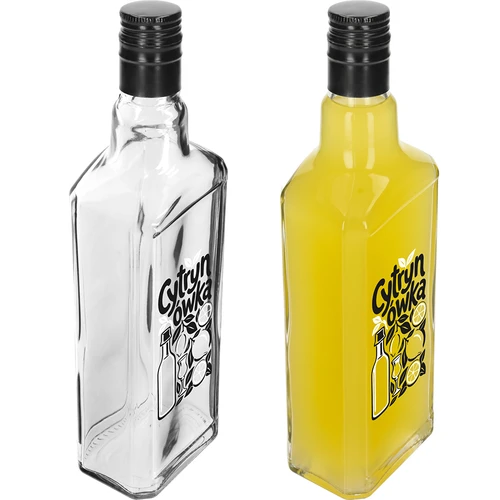 Μπουκάλι Tynktura 500 ml με εκτύπωση «Cytrynówka» και βιδωτό καπάκι - 4