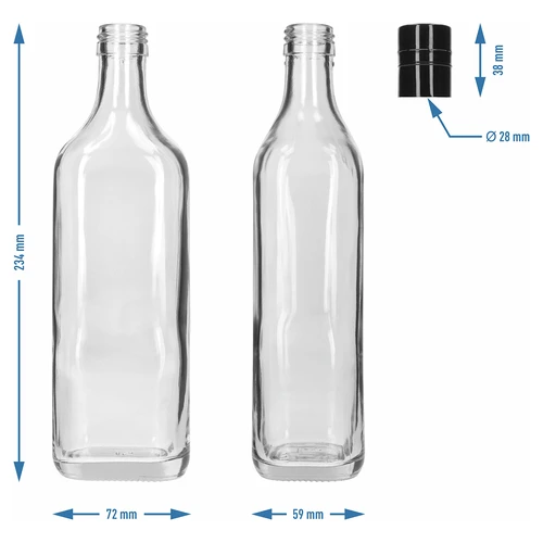 Μπουκάλι Walker 500 ml, με βιδωτό καπάκι, 1 τεμ. - 5