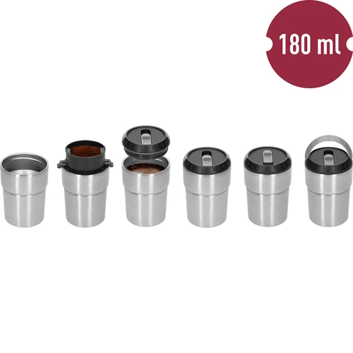 Μύλος καφέ - ηλεκτρικός, με μυλόπετρες, με εκχυλιστή και κούπα - 9