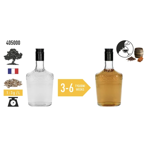 Νιφάδες δρυός έντονης φρυγάνωσης, 20 g - 6