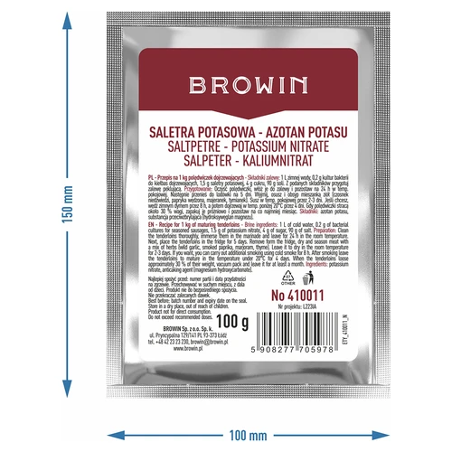 Νιτρικό κάλιο (σαλπέτρα) για πάστωμα κρεάτων, 100 g - 6