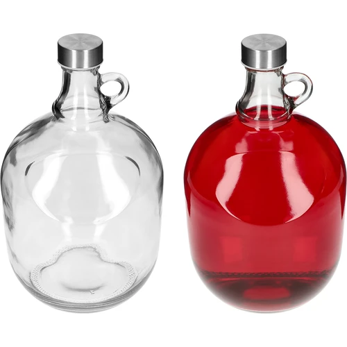 Νταμιτζάνα Dama 3 L, με μεταλλικό βιδωτό καπάκι fi 43 mm και χερούλι - 4