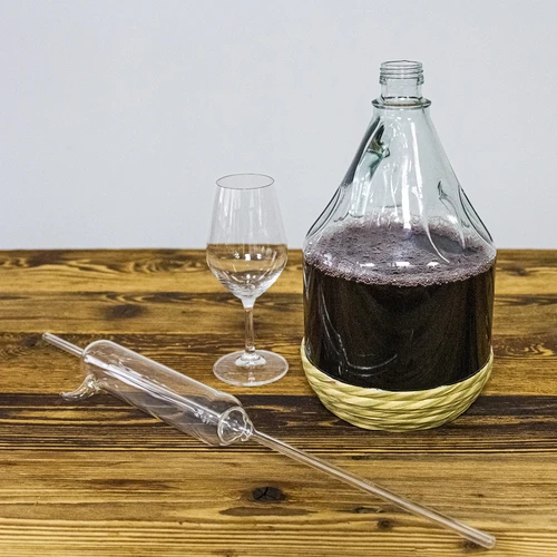 Νταμιτζάνα Dama 3 l με πλεκτό περίβλημα, με βιδωτό καπάκι - 6