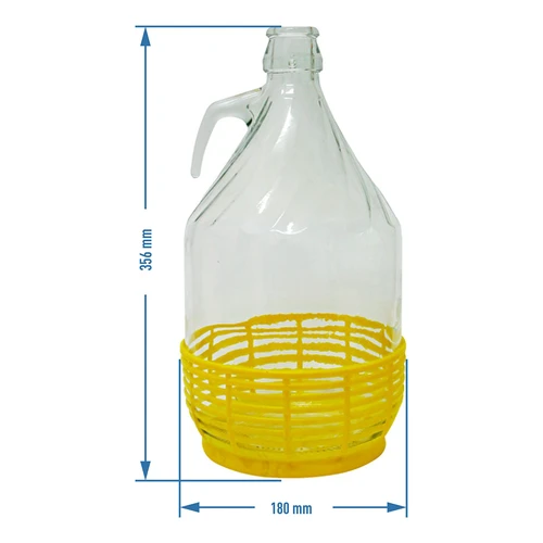 Νταμιτζάνα Dama 5 L με γυάλινη χειρολαβή - 2