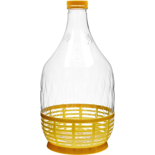 Νταμιτζάνα Dama 5 L PET, με βιδωτό καπάκι και καλάθι