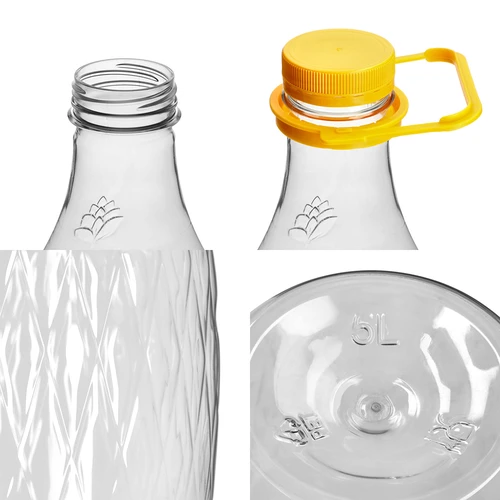 Νταμιτζάνα Dama 5 L PET, με καπάκι και λαβή - 3