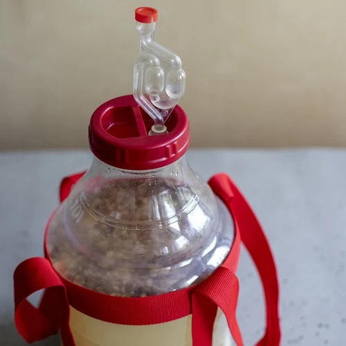 Νταμιτζάνα για κρασί, ελαφριά, άθραυστη, με ιμάντες, 10 L - 19