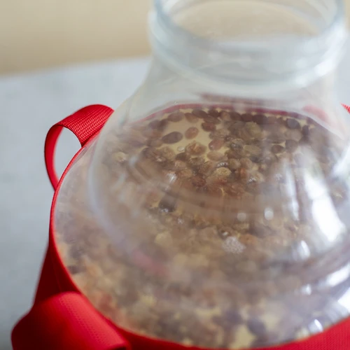 Νταμιτζάνα για κρασί, ελαφριά, άθραυστη, με ιμάντες, 10 L - 17