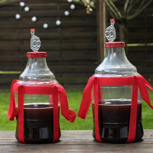 Νταμιτζάνα για κρασί, ελαφριά, άθραυστη, με ιμάντες, 25 L - 9